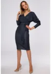 Rochie bodycon midi imprimata -