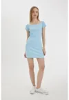 Rochie bodycon mini striata