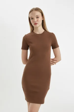 Rochie bodycon striata