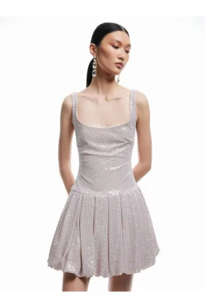 Rochie bufanta cu paiete