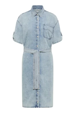 Rochie  bumbac/lyocell/modal - albastru