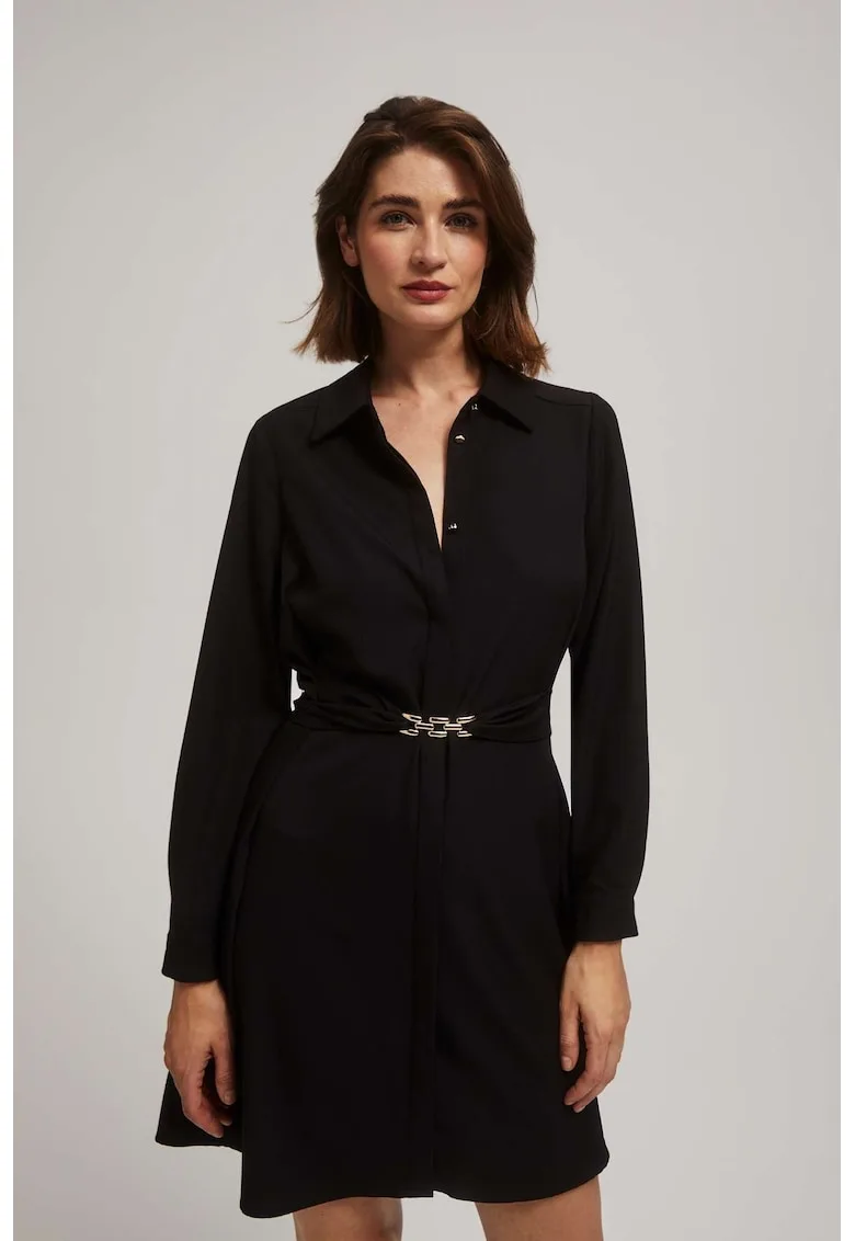 Rochie camasa cu curea