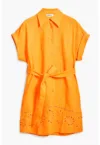 Rochie-camasa cu maneci scurte