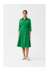 Rochie camasa dama -  Camedes - verde deschis -