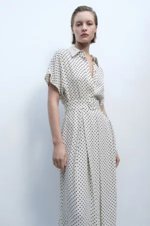 Rochie-camasa midi cu o curea