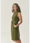 Rochie-camasa midi din in