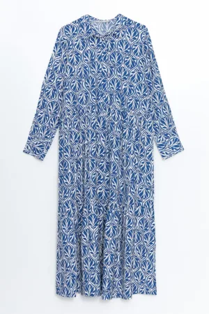 Rochie-camasa midi evazata