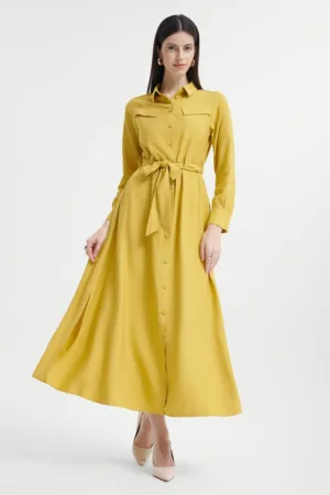Rochie-camasa midi uni