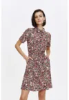Rochie-camasa mini cu model paisley