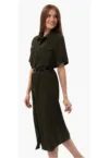 Rochie-camasa safari  G-Hana - kaki
