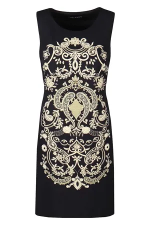 Rochie cambrata cu model Paisley