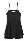 Rochie cambrata cu pantaloni integrati - pentru fitness