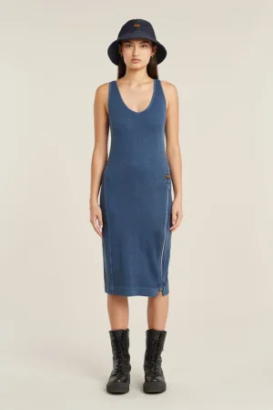 Rochie cambrata din bumbac organic cu decolteu in V