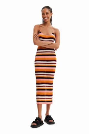 Rochie cambrata in dungi