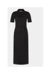 Rochie casual Dama -  Negru - bumbac organic - elastan -