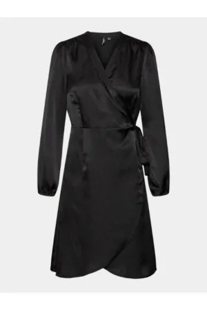 Rochie casual dama - 303596408 - Poliester - Negru