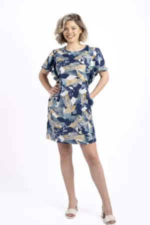 Rochie casual eleganta din vascoza