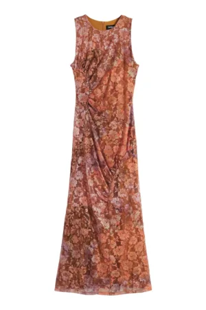 Rochie cocktail Dama -  portocalie - 93% poliamida - 7% elastan