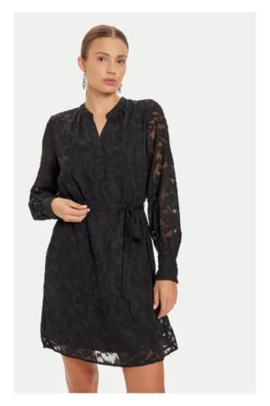 Rochie cocktail Flema 14096983 Negru Regular Fit - Poliester