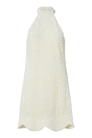 Rochie cocktail dama  26037830 - Sintetic - L INTL - Ecru