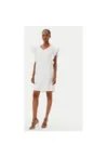 Rochie cocktail dama  FR25SD1024W46001 - Sintetic - Ecru