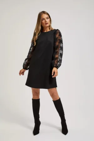 Rochie cu Maneci Din Dantela