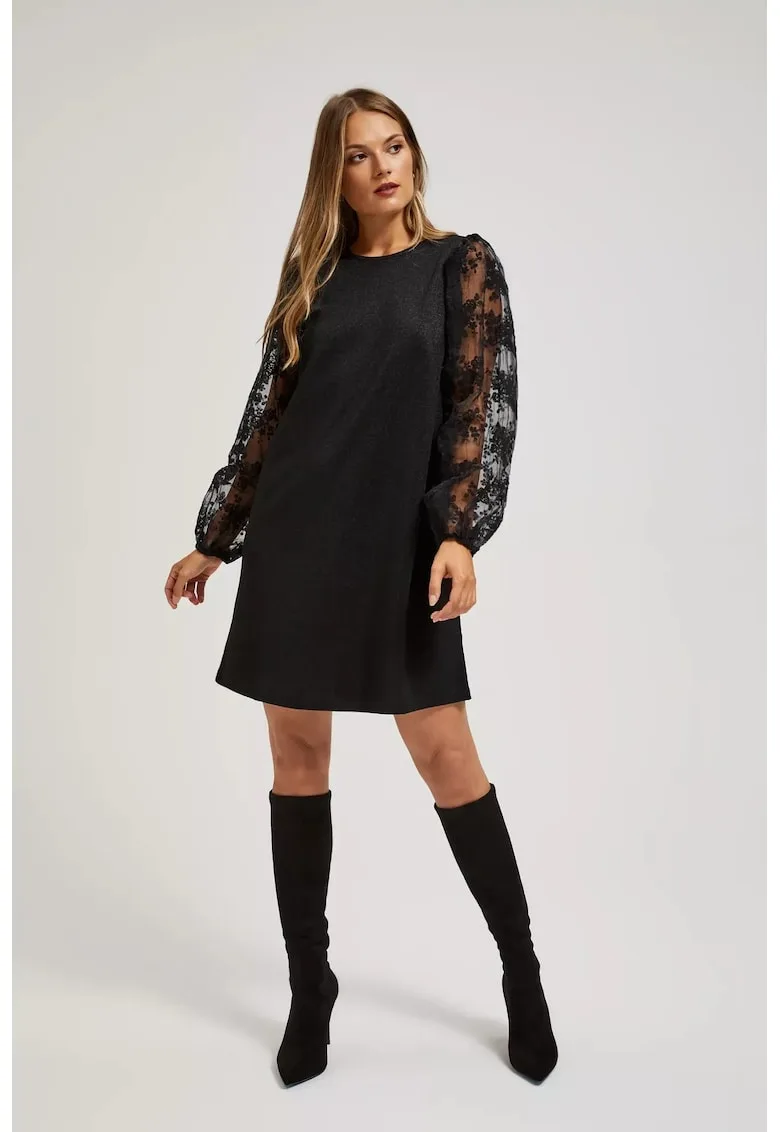 Rochie cu Maneci Din Dantela