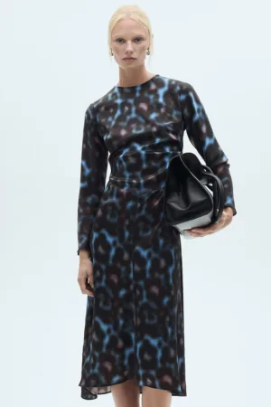 Rochie cu animal print Bimba