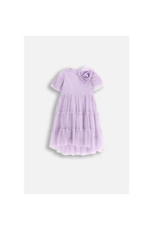 Rochie cu aplicatie florala detasabila
