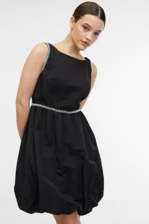 Rochie cu aplicatii cu strasuri