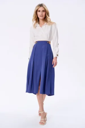 Rochie cu aspect 2in1 si pliuri