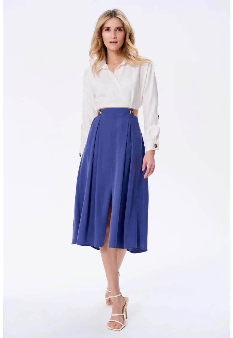 Rochie cu aspect 2in1 si pliuri