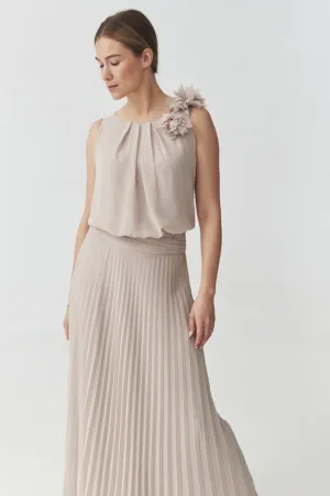 Rochie cu aspect plisat Rozani