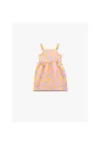 Rochie cu barete multiple - din amestec de bumbac