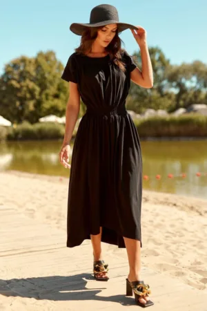 Rochie cu buzunare evazata -