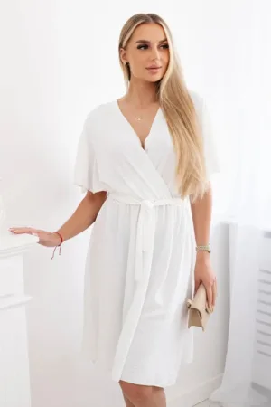 Rochie cu cordon in talie -