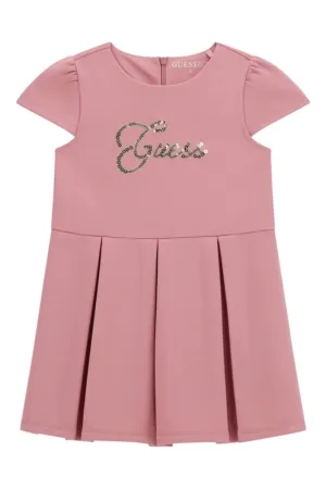 Rochie cu croiala in A si logo cu paiete