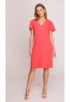 Rochie cu croiala lejera -  Roz -
