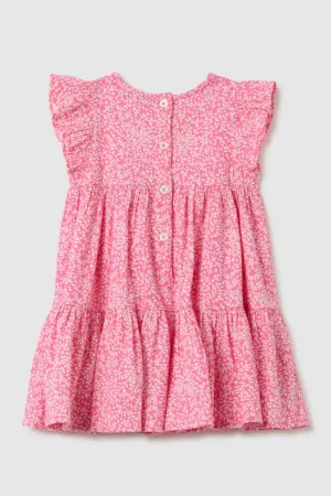 Rochie cu croiala stratificata - model si maneci scurte