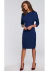 Rochie casual -   Poliester - Negru