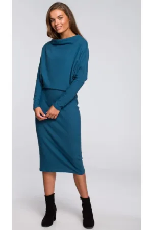 Rochie cu decolteu drapat