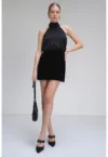 Rochie cu decolteu halter Donare