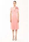 Rochie cu decolteu in V si pliuri