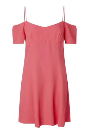 Rochie cu decolteu pe umeri si decupaj pe spate