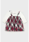 Rochie cu design 2in1 si model argyle