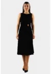 Rochie cu detaliu inel - fara maneci