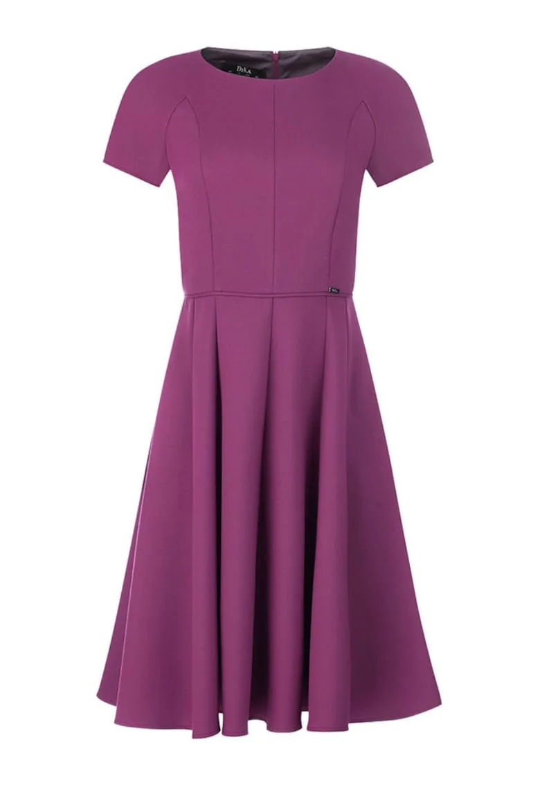 Rochie evazata cu decolteu rotund - 3XL