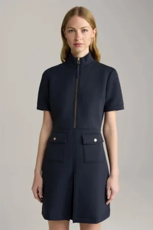Rochie cu fermoar si buzunare frontale