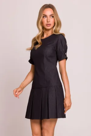 Rochie cu fusta plisata -