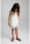 Rochie cu garnituri brodate - fara maneci